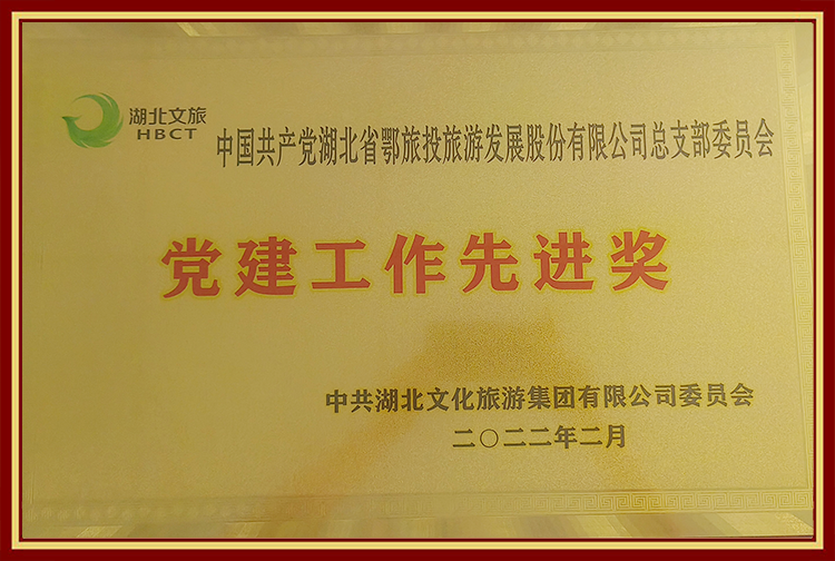 党建工作先进奖